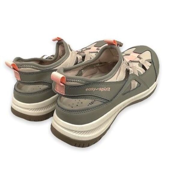 Easy Spirit Womens Forest 3 Walking Shoes Gray Beige Seforest3 Cutout 8.5 M New - Picture 6 of 9